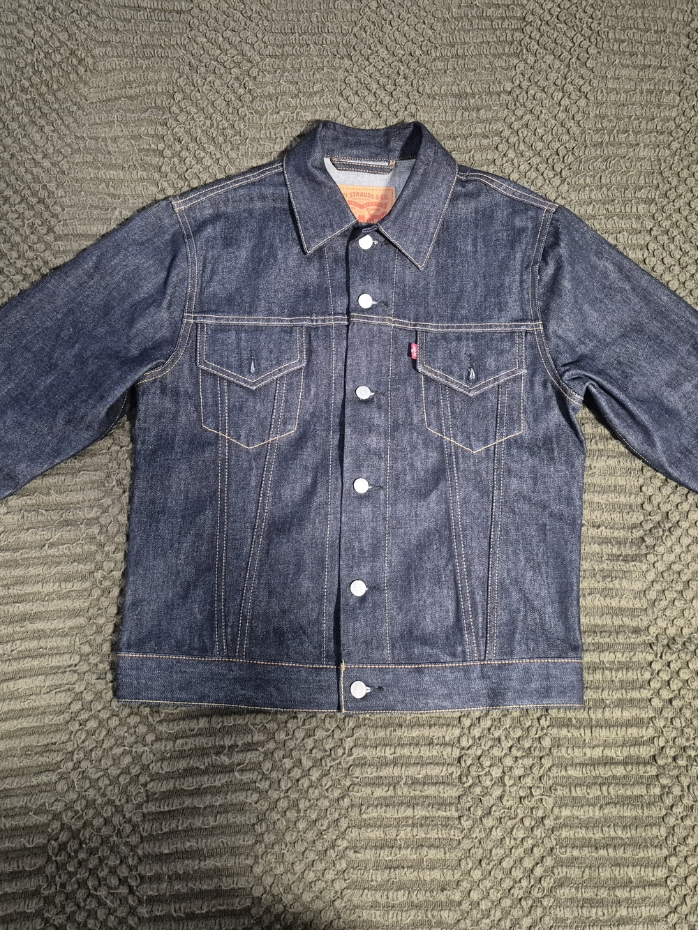 Levi's Type III 72530 Vtg Slim Fit 60s Model No Handwarmers